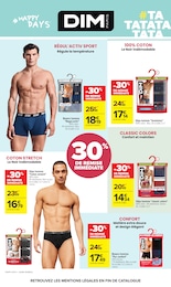 Prix et réduction Slip Homme dans le prospectus Carrefour en cours Offre Slip Homme dans le catalogue Carrefour du moment à la page 72