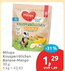 Aktuelle Bananen Angebote bei budni in Berlin Aktuelles Knusperröllchen Banane-Mango Angebot bei budni in Berlin ab 1,29 €