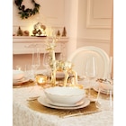 Set de table rond "Eva" - CARREFOUR HOME en promo chez Carrefour Set de table rond "Eva" - CARREFOUR HOME dans le catalogue Carrefour