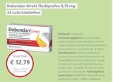 Dobendan Direkt Flurbiprofen bei LINDA Premiumapotheke im Königsbach-Stein Prospekt für 12,79 €