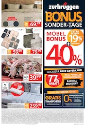 Kopfkissen im Zurbrüggen Prospekt in Schwerte Aktueller Zurbrüggen Prospekt mit Kopfkissen, "BONUS SONDER-TAGE", Seite 3
