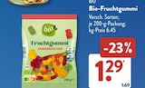 Bio-Fruchtgummi von Bio im aktuellen ALDI SÜD Prospekt für 1,29 €