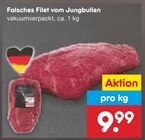 Falsches Filet vom Jungbullen  im aktuellen Netto Marken-Discount Prospekt für 9,99 €