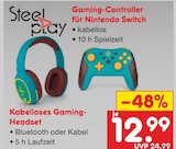 Gaming-Controller für Nintendo Switch Angebote von Steelplay bei Netto Marken-Discount Elmshorn für 12,99 €