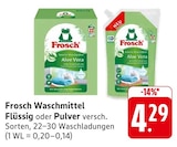 Waschmittel Flüssig im Angebot bei E center in Heilbronn Waschmittel Flüssig Angebote von Frosch bei E center Heilbronn für 4,29 €