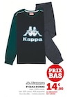 Pyjama homme - KAPPA en promo à 14,90 € chez Hyper U Pyjama homme - KAPPA dans le catalogue Hyper U