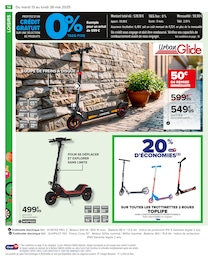 Prix et réduction Trottinette Électrique dans le prospectus Carrefour en cours Offre Trottinette Électrique dans le catalogue Carrefour du moment à la page 16