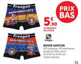 Boxer Garçon - Freegun en promo chez Super U Calais à 5,90 €