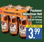 Münchner Hell von Paulaner im aktuellen EDEKA Prospekt für 3,99 €