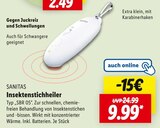 Insektenstichheiler von SANITAS für 9,99 € bei Lidl im Angebot Insektenstichheiler von SANITAS im aktuellen Lidl Prospekt