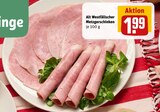 Alt Westfälischer Metzgerschinken im Angebot bei REWE in Mettmann Alt Westfälischer Metzgerschinken Angebote bei REWE Mettmann für 1,99 €