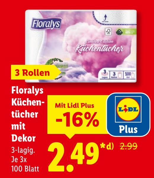 Küchentücher mit Dekor