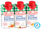 Crème Entière De Normandie Elle & Vire dans le catalogue Auchan Hypermarché