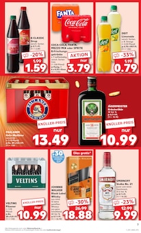 Coca Cola im Kaufland Prospekt "UNSERE MEGA ANGEBOTE" mit 50 Seiten (Nürnberg)