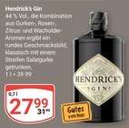 Gin von Hendrick's im aktuellen GLOBUS Prospekt