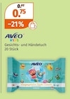 Gesichts- und Händetuch Angebote von AVEO bei Müller Duisburg für 0,75 €