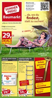 Farbe im aktuellen Sonderpreis Baumarkt Prospekt (Göttingen) Farbe im Sonderpreis Baumarkt Prospekt "... da, wo du findest, statt zu suchen!" mit 20 Seiten (Göttingen)