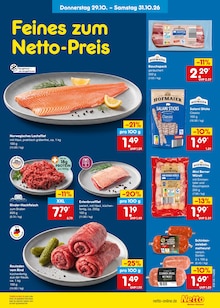 Hackfleisch im Netto Marken-Discount Prospekt "Aktuelle Angebote" mit 69 Seiten (Dortmund)