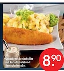 Aktuelles Gebackenes Seelachsfilet mit Kartoffelsalat und Remouladensoße Angebot bei Zurbrüggen in Bremen ab 8,90 €