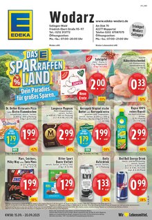Red Bull im aktuellen EDEKA Prospekt (Wuppertal) Red Bull im EDEKA Prospekt "Aktuelle Angebote" mit 26 Seiten (Wuppertal)