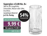 Superglas CLUB No. 8 Angebote bei EDEKA Neuwied für 9,99 €