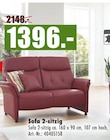 Sofa 2-sitzig Angebote bei Möbel Mahler Siebenlehn Freiberg für 1.396,00 €