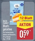 Blattgelatine von Back Family im aktuellen ALDI Nord Prospekt