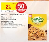 Belvita Le Moelleux Chocolat - LU - Intermarché Hyper Belvita Le Moelleux Chocolat - LU à 1,05 € dans le catalogue Intermarché Hyper
