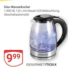 Glas-Wasserkocher im Angebot bei GLOBUS in Rodgau Glas-Wasserkocher Angebote von GOURMETmaxx bei GLOBUS Rodgau für 9,99 €