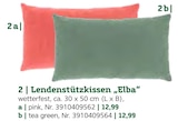 Lendenstützkissen „Elba“ Angebote bei Pflanzen Kölle Esslingen für 12,99 €