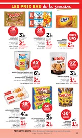 Promos Kinder dans le catalogue "PRIX BAS DE VOTRE MAGASIN" de Hyper U Kinder en promo dans le catalogue Hyper U à la page 13