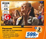 UHD LED TV TX-50MXX889 Angebote von Panasonic bei expert Fürth für 599,00 €