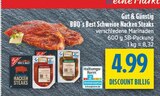BBQ's Best Schweine Nacken Steaks im Angebot bei diska in Hof BBQ's Best Schweine Nacken Steaks Angebote von Gut & Günstig bei diska Hof für 4,99 €