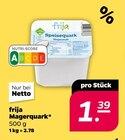 Netto mit dem Scottie Dresden - Speisequark Magerstufe Angebot im Prospekt Speisequark Magerstufe bei Netto mit dem Scottie im Dresden Prospekt für 1,39 €