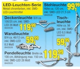 LED-Leuchten-Serie im Angebot bei Die Möbelfundgrube in Saarlouis LED-Leuchten-Serie Angebote bei Die Möbelfundgrube Saarlouis für 59,99 €