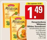 Mildessa oder Mildes Sauerkraut Angebote von Hengstenberg bei WEZ Bad Oeynhausen für 1,49 €