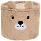 Panier de rangement en peluche - Action dans le catalogue Action