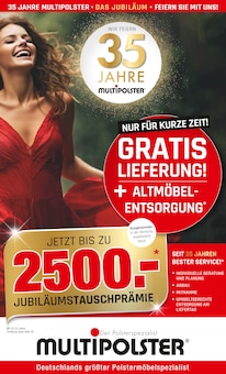 Aktueller Multipolster Prospekt (Altenburg, 28 Seiten zum blättern Multipolster Prospekt 35 JAHRE MULTIPOLSTER • DAS JUBILÄUM • FEIERN SIE MIT UNS! mit 28 Seiten