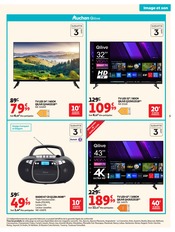 Promos Télévision dans le catalogue "Auchan Qilive" de Auchan Hypermarché Télévision en promo dans le catalogue Auchan Hypermarché à la page 5