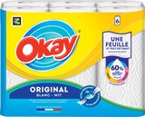 Essuie-tout Blanc - OKAY - Intermarché Hyper Essuie-tout Blanc - OKAY à 2,59 € dans le catalogue Intermarché Hyper