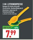 Aktuelle Zitronen Angebote bei Marktkauf in Bochum Aktuelles 2-IN-1-ZITRONENPRESSE Angebot bei Marktkauf in Bochum ab 7,99 €