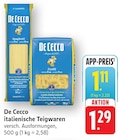 Spaghetti Angebote von De Cecco bei E center Stuttgart für 1,11 €
