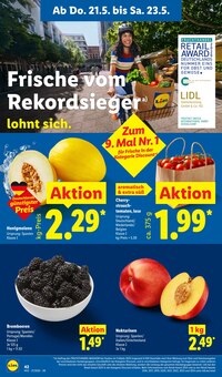 Gemüse im aktuellen Lidl Prospekt (Oldenburg) Gemüse im Lidl Prospekt "LIDL LOHNT SICH" mit 75 Seiten (Oldenburg)