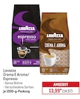 Crema E Aroma/ Espresso im Angebot bei METRO in München Crema E Aroma/ Espresso Angebote von Lavazza bei METRO München für 14,97 €