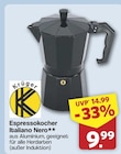 Espressokocher Italiano Nero Angebote von Krüger bei famila Nordwest Oldenburg für 9,99 €