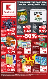 Kaufland Supermarkt Prospekt der aktuellen Woche mit 66 Seiten, gültig von 30.07.2026 bis 05.08.2026, in Borsdorf und Umgebung Aktueller Kaufland Supermarkt Prospekt in Borsdorf und Umgebung, "Hier bin ich richtig" mit 66 Seiten, 30.07.2026 - 05.08.2026