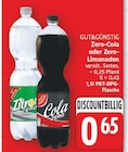 Zero-Cola von Gut&Günstig für 0,65 € bei E center im Angebot Zero-Cola von Gut&Günstig im aktuellen E center Prospekt