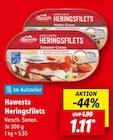 Heringsfilets im Angebot bei Lidl in Nordhausen Heringsfilets Angebote von Hawesta bei Lidl Nordhausen für 1,11 €