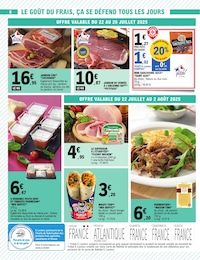 Prix et réduction Jambon dans le prospectus E.Leclerc en cours Offre Jambon dans le catalogue E.Leclerc du moment à la page 6