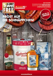 Travel FREE Prospekt: "PROST AUF DIE SCHNÄPPCHEN!", 12 Seiten, 20.09.2024 - 03.10.2024